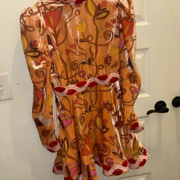 CeliaB Flamingo Dress in Pink and Orange - Picture 2 of 5